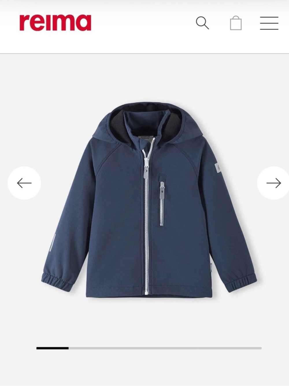 Reima Vantti - Kids' Softshell Jacket with hood